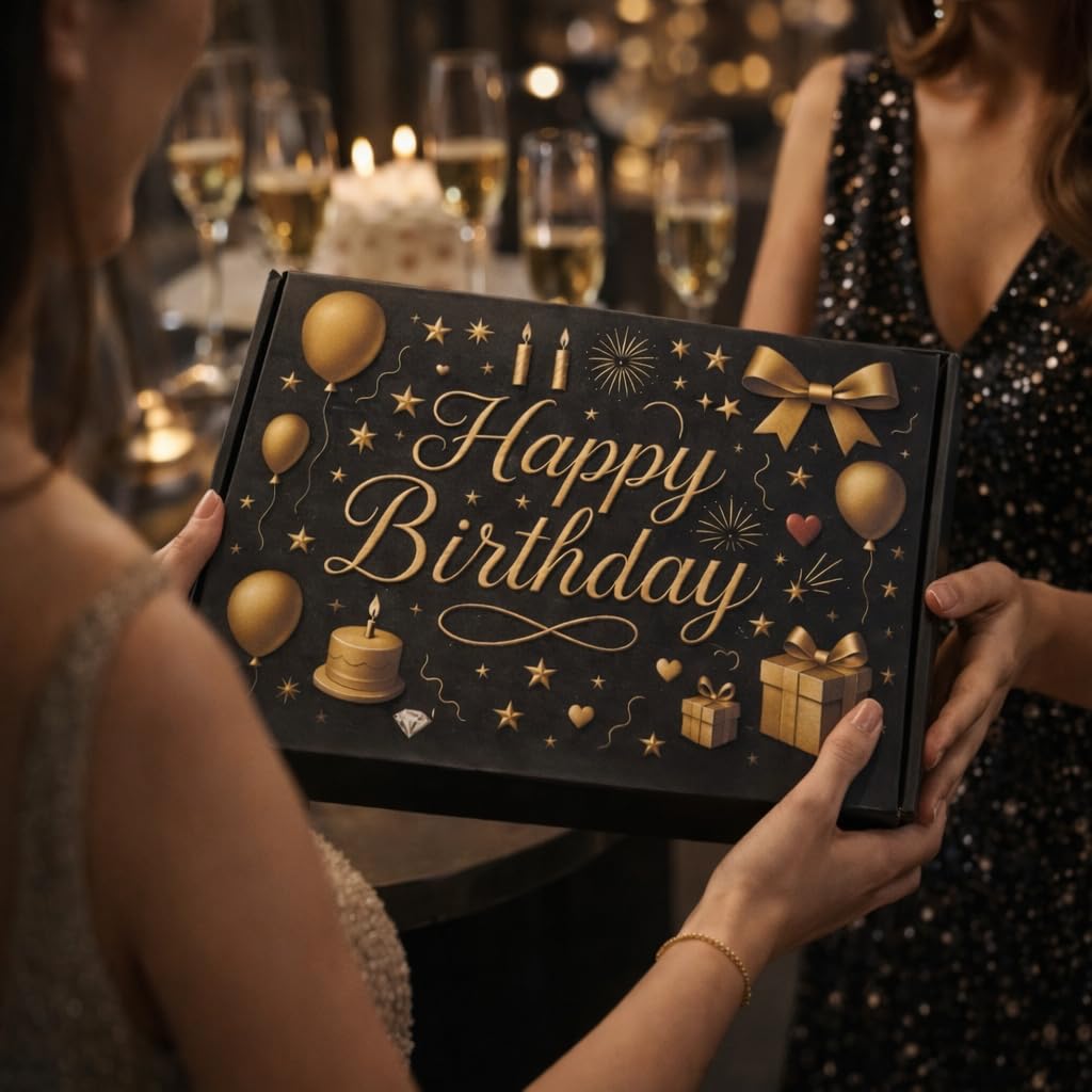 Luxury Birthday Chocolate Gift Box, Assorted Chocolates, Letterbox Gifts