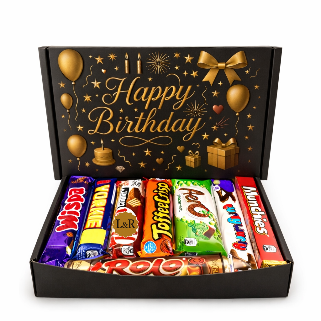 Luxury Birthday Chocolate Gift Box, Assorted Chocolates, Letterbox Gifts