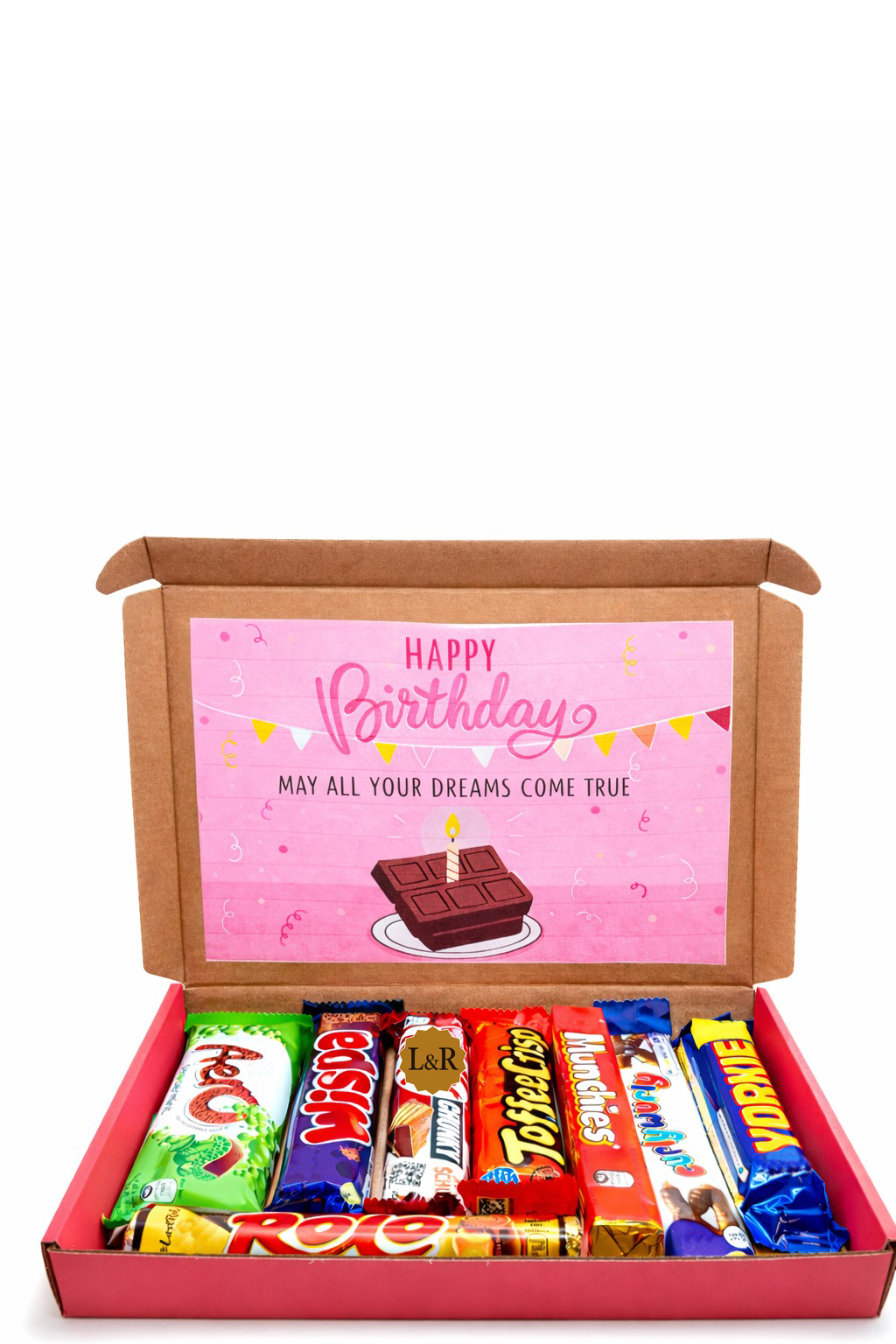 Birthday Chocolate Gift Box for Her – Elegant Birthday Gift, Chocolate Hamper, Letterbox Gifts