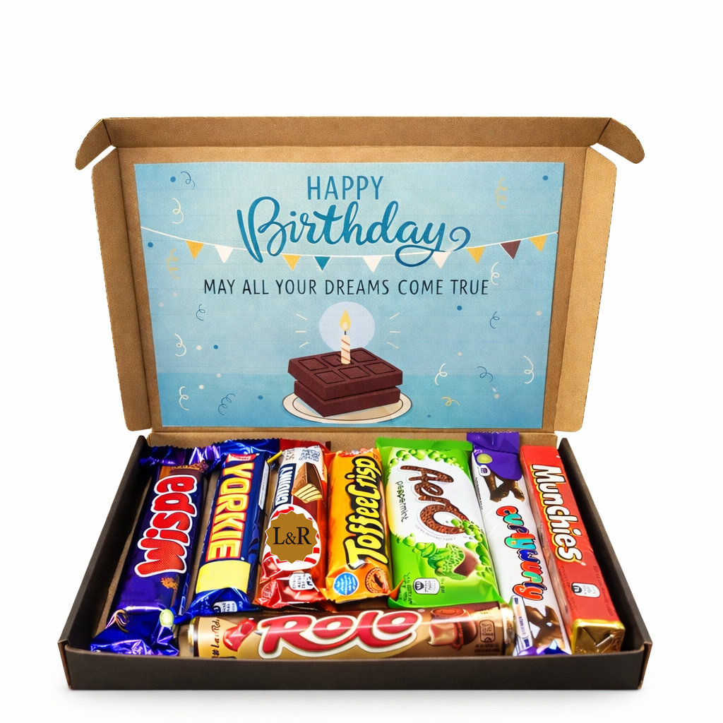 Luxury Birthday Chocolate Gift Box, Assorted Chocolates, Letterbox Gifts