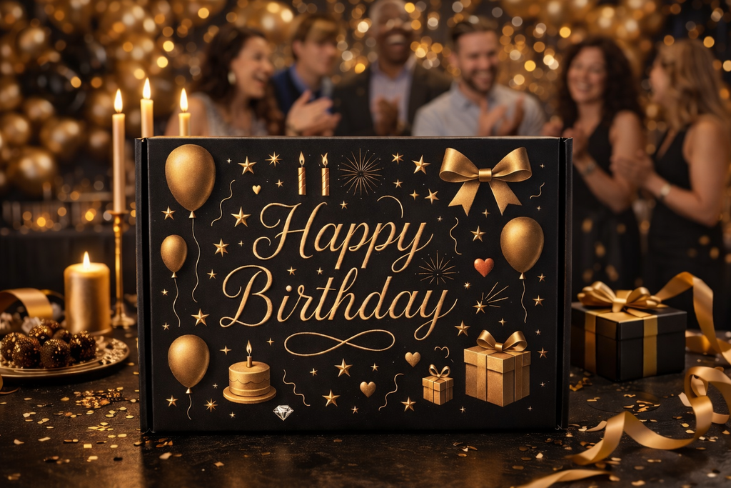 Luxury Birthday Chocolate Gift Box, Assorted Chocolates, Letterbox Gifts