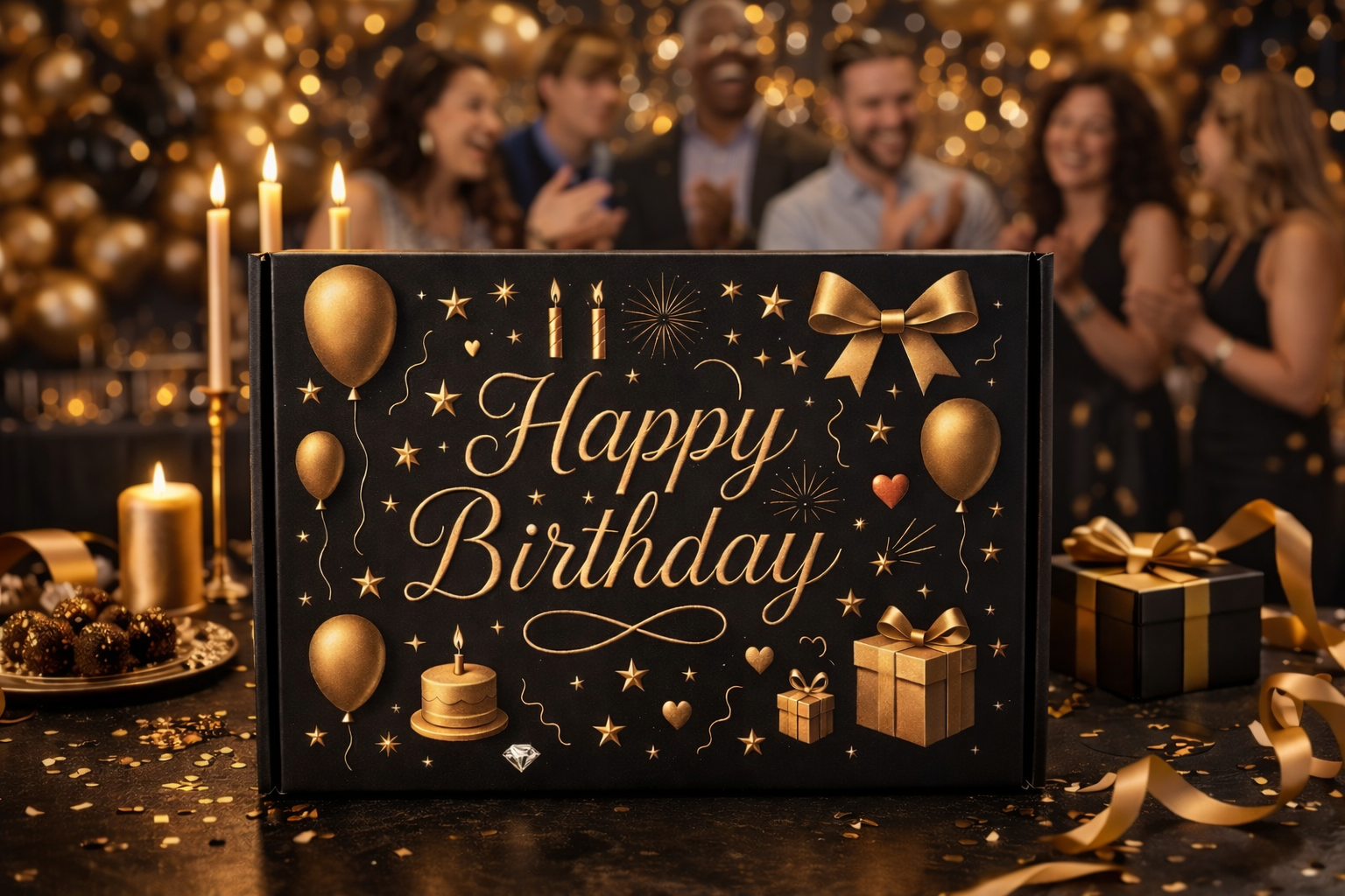Luxury Birthday Chocolate Gift Box, Assorted Chocolates, Letterbox Gifts